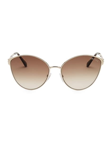 TOM FORD Zeila 60MM Cat Eye Sunglasses on SALE .